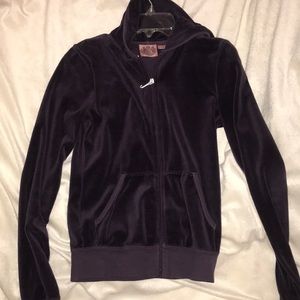 Royal purple juicy zip up